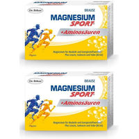 Produktbild von Dr. Böhm Magnesium Sport mit BCAA Aminosäuren Zitrone Sticks vegan glutenfrei laktosefrei