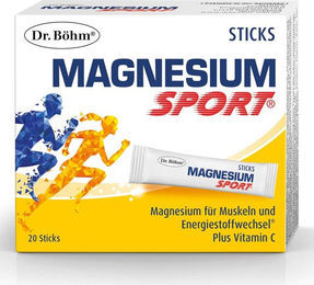 Dr. Böhm Magnesium Sport Sticks Komplex Vegan Glutenfrei Laktosefrei für Sportler 30 Stück – Bild 1 von 1