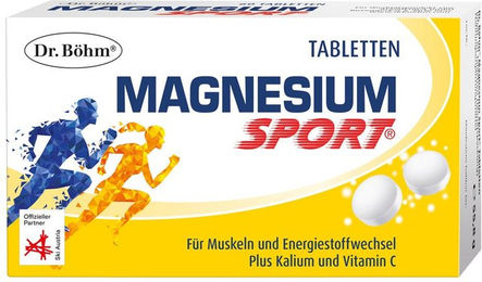 Dr. Böhm Magnesium Sport Tabletten vegan laktosefrei und glutenfrei – Bild 1 von 4