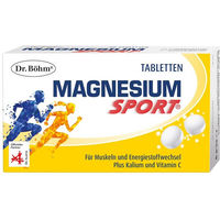 Produktbild von Dr. Böhm Magnesium Sport Tabletten vegan laktosefrei und glutenfrei