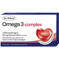 Produktbild von Dr. Böhm Omega-3 Complex Kapseln laktosefrei und glutenfrei 60 Stück