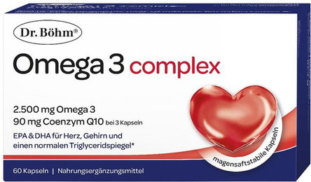 Dr. Böhm Omega-3 Complex Kapseln laktosefrei und glutenfrei – Bild 1 von 1