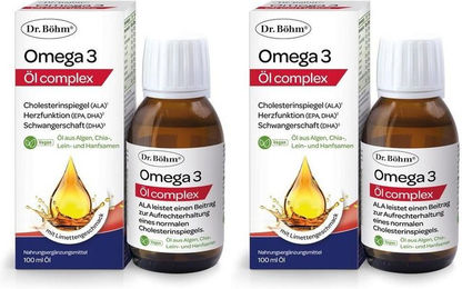 Dr. Böhm Omega 3 Öl Complex vegan für Schwangere und Stillende – Bild 1 von 3