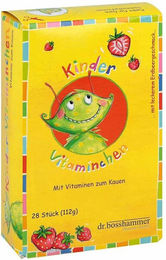 Dr. Bosshammer Kinder Vitaminchen Lutschtabletten Erdbeere 28 Stück – Bild 1 von 1