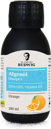 Dr. Budwig Omega-3 Algenöl Orange Vegan Flüssig – Bild 1 von 4