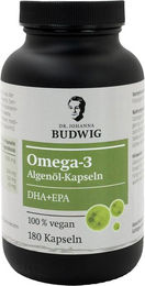 Dr. Budwig Premium Omega-3 DHA & EPA Kapseln Vegan aus Algenöl – Bild 1 von 1