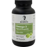 Produktbild von Dr. Budwig Premium Omega-3 DHA & EPA Kapseln Vegan aus Algenöl