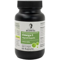 Produktbild von Dr. Budwig Premium Omega-3 DHA & EPA Kapseln Vegan aus Algenöl