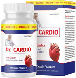 Dr. Cardio Kapseln glutenfrei und laktosefrei für Sportler 90 Stück – Bild 1 von 2