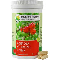 Produktbild von Dr. Ehrenberger Acerola Vitamin C und Zink Kapseln mit Hagebutte 60 Stück