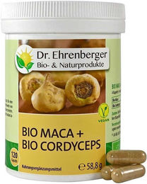 Dr. Ehrenberger Bio Maca und Cordyceps Kräuter-Komplex Kapseln 120 Stück – Bild 1 von 1