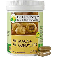 Produktbild von Dr. Ehrenberger Bio Maca und Cordyceps Kräuter-Komplex Kapseln 120 Stück