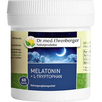 Produktbild von Dr. Ehrenberger Melatonin und L-Tryptophan Kapseln 60 Stück