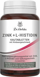 Dr. Ehrlichs Zink Bisglycinat mit L-Histidin Lutschtabletten vegan zuckerfrei laktosefrei glutenfrei 60 Stück – Bild 1 von 3