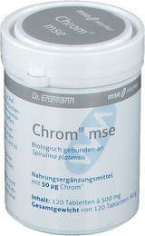 Dr. Enzmann Chrom III mse 50 µg Tabletten glutenfrei ohne Gelatine 120 Stück – Bild 1 von 1