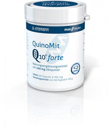 Dr. Enzmann QuinoMit Q10 forte Ubiquinol 100 mg Kapseln 90 Stück glutenfrei und hefefrei – Bild 1 von 1