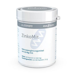 Dr. Enzmann ZinkoMit Zink Bisglycinat 15 mg Kapseln Vegan ohne Zusatzstoffe für Erwachsene – Bild 1 von 1