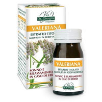 Produktbild von Dr. Giorgini Baldrian Tabletten vegan glutenfrei laktosefrei 60 Stück