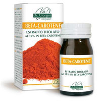 Produktbild von Dr. Giorgini Beta-Carotin-Extrakt mit Vitamin A, standardisierte Tabletten, vegan, 75 Stück