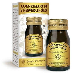 Dr. Giorgini Coenzym Q10 und Resveratrol mit Ubiquinon 500 mg Tabletten glutenfrei 60 Stück – Bild 1 von 1