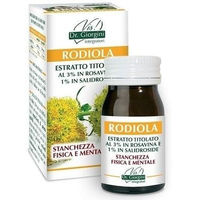 Produktbild von Dr. Giorgini Rhodiola Rosea Extrakt Tabletten vegan glutenfrei laktosefrei 60 Stück