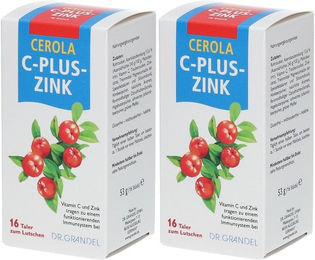Dr. Grandel Cerola C-plus-Zink Taler Lutschtabletten mit Acerola und Hagebutte glutenfrei – Bild 1 von 1