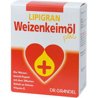 Produktbild von Dr. Grandel Lipigran Weizenkeimöl Plus mit Vitamin E Kapseln 200 Stück