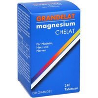 Produktbild von Dr. Grandel Mag 60 Magnesium Bisglycinat Tabletten 240 Stück glutenfrei und zuckerfrei