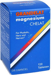 Dr. Grandel Mag 60 Magnesium Chelat Tabletten glutenfrei und zuckerfrei 120 Stück – Bild 1 von 1
