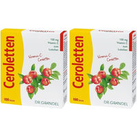 Produktbild von Dr. Grandel Vitamin C Lutschtabletten mit Acerola und Hagebutte glutenfrei und laktosefrei