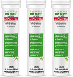 Dr. Hall ActiPower Plus B-Komplex Brausetabletten für Sportler 3er Pack – Bild 1 von 1