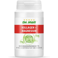 Produktbild von Dr. Hall Kollagen und Magnesium Tabletten mit Typ I Kollagen