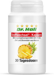 Dr. Hall Stoffwechsel-Kapseln mit Bromelain vegan – Bild 1 von 1