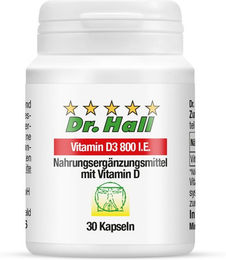 Dr. Hall Vitamin D3 800 I.E. Kapseln – Bild 1 von 1