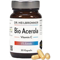 Produktbild von DR. HEILBRONNER Bio Acerola Kapseln vegan glutenfrei laktosefrei 30 Stück