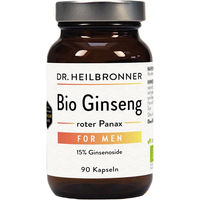 Produktbild von Dr. Heilbronner Bio Ginseng MEN Kapseln vegan glutenfrei laktosefrei 90 Stück