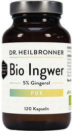 Dr. Heilbronner Bio Ingwer Kapseln vegan und ohne Zusatzstoffe – Bild 1 von 2