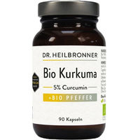 Produktbild von DR. HEILBRONNER Bio Kurkuma Kapseln vegan ohne Zusatzstoffe