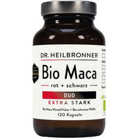 Produktbild von DR. HEILBRONNER Bio Maca Kapseln vegan und ohne Zusatzstoffe 120 Stück