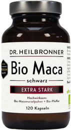 Dr. Heilbronner Bio Maca Schwarz Kapseln Hochdosiert Vegan 120 Kapseln – Bild 1 von 3