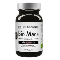 Produktbild von Dr. Heilbronner Bio Maca Schwarz Kapseln vegan ohne Zusatzstoffe 120 Stück