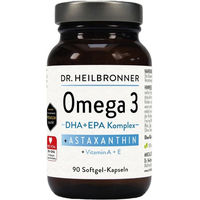 Produktbild von DR. HEILBRONNER Omega 3 mit Astaxanthin, Vitamin A und Vitamin E Kapseln für Sportler, Schwangere und Stillende
