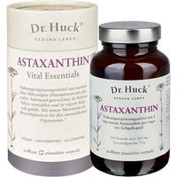 Produktbild von Dr. Huck Astaxanthin Kapseln vegan laktosefrei und glutenfrei