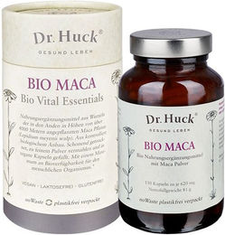 Dr. Huck Bio Maca Kapseln vegan laktosefrei und glutenfrei – Bild 1 von 2