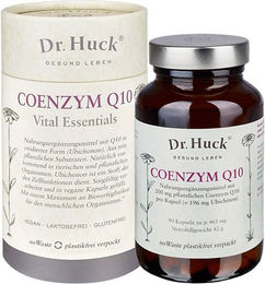 Dr. Huck Coenzym Q10 Ubiquinon 200 mg Kapseln vegan laktosefrei glutenfrei – Bild 1 von 2