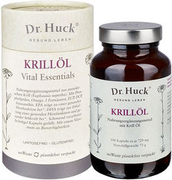Dr. Huck Krillöl Kapseln laktosefrei und glutenfrei – Bild 1 von 2