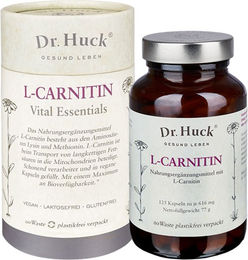 Dr. Huck L-Carnitin Kapseln vegan laktosefrei glutenfrei – Bild 1 von 2