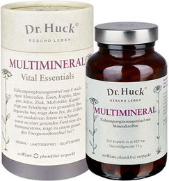 Dr. Huck Multimineral Mineralstoff-Komplex mit Zink, Biotin und Selen Kapseln vegan für Männer 120 Stück – Bild 1 von 2