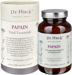 Dr. Huck Papain Kapseln vegan laktosefrei und glutenfrei – Bild 1 von 2
