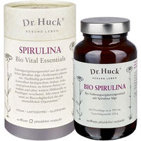 Produktbild von Dr. Huck Spirulina Bio Kapseln vegan glutenfrei laktosefrei